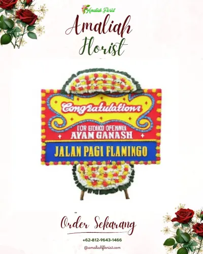 Bunga Papan Congratulation di Margoagung